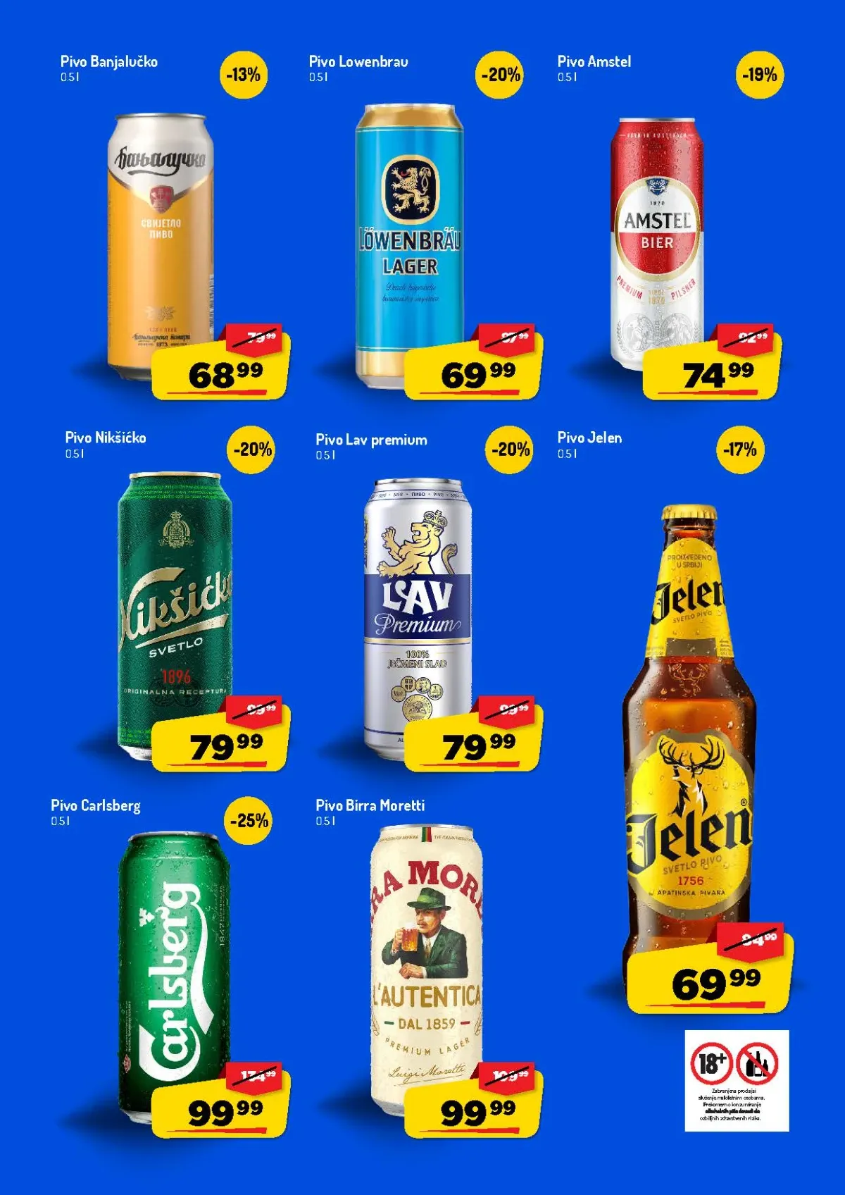 AMAN katalog – Banjalučko, Lowenbrau, Amstel, Carlsberg i druga piva