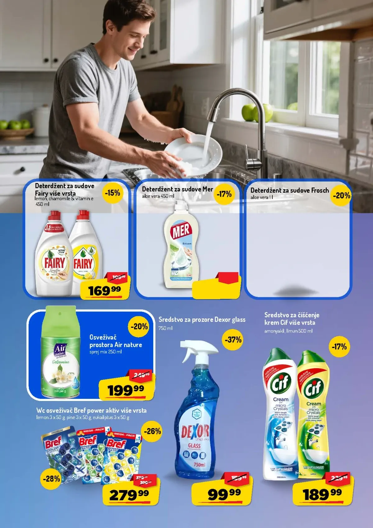 AMAN katalog – Fairy, Mer, Frosch, Bref, Cif i Dexor sredstva za čišćenje