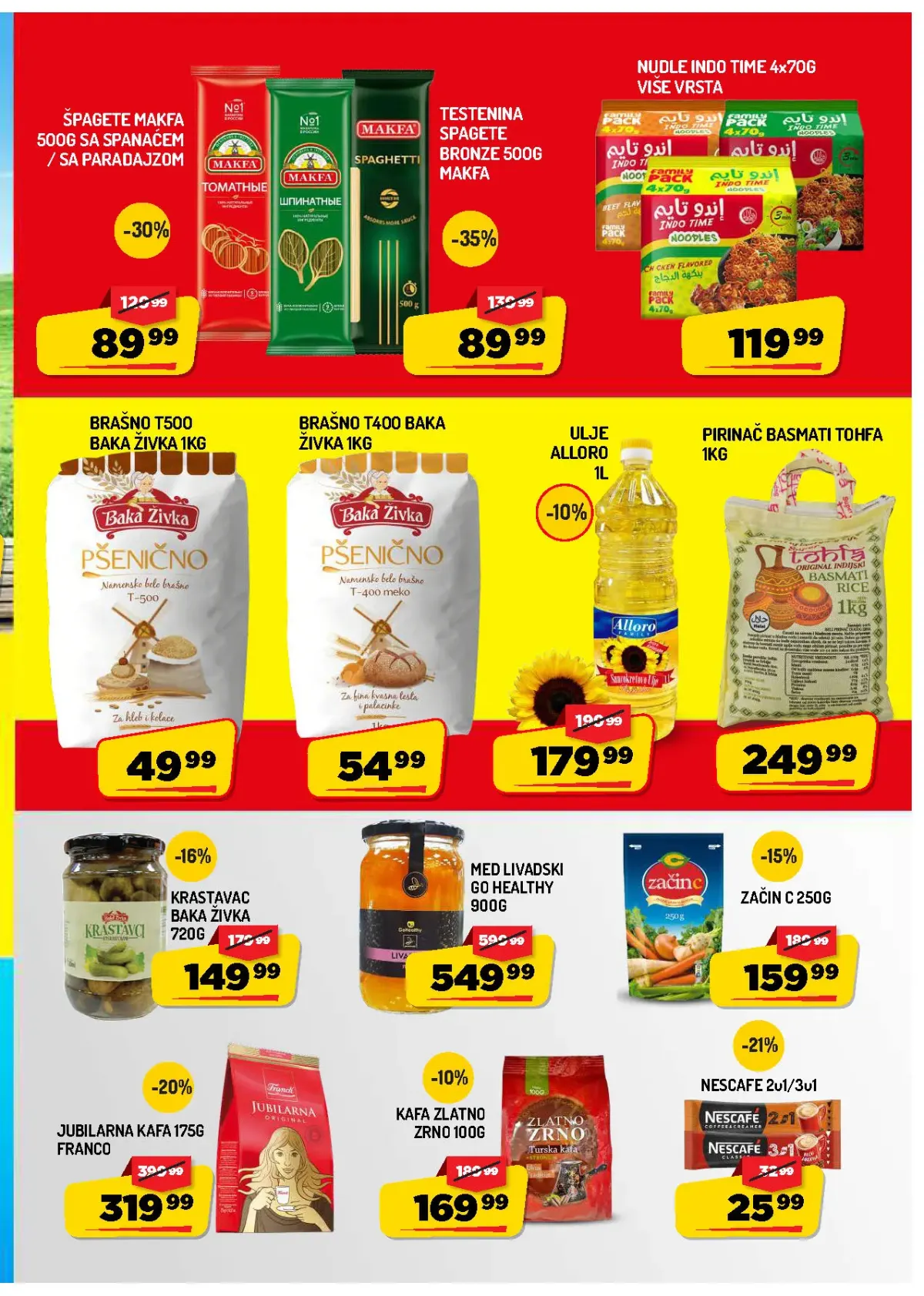 AMAN katalog 02–08.10.2026. – testenina, brašno, ulje, kafa, pirinač i začini na akciji