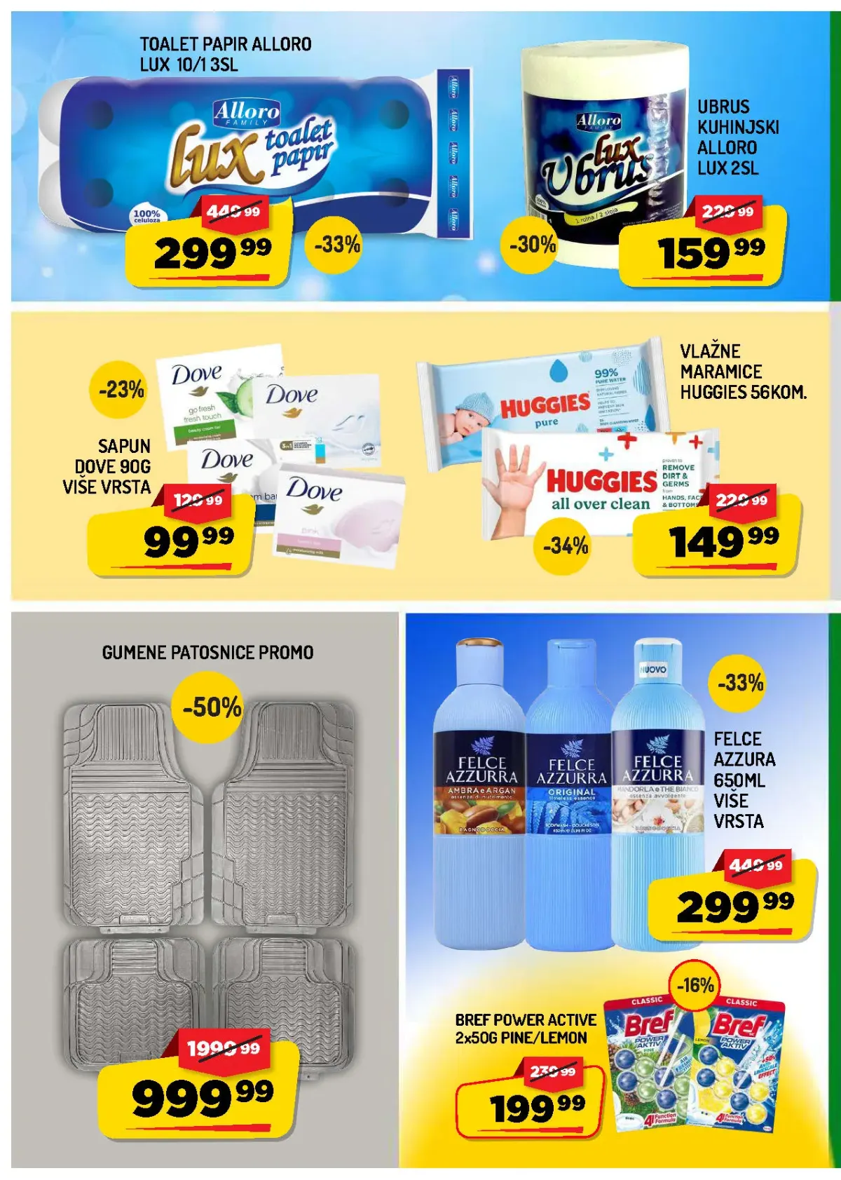 AMAN katalog 02–08.10.2026. – toalet papir, ubrusi, sapun, vlažne maramice i kućna hemija