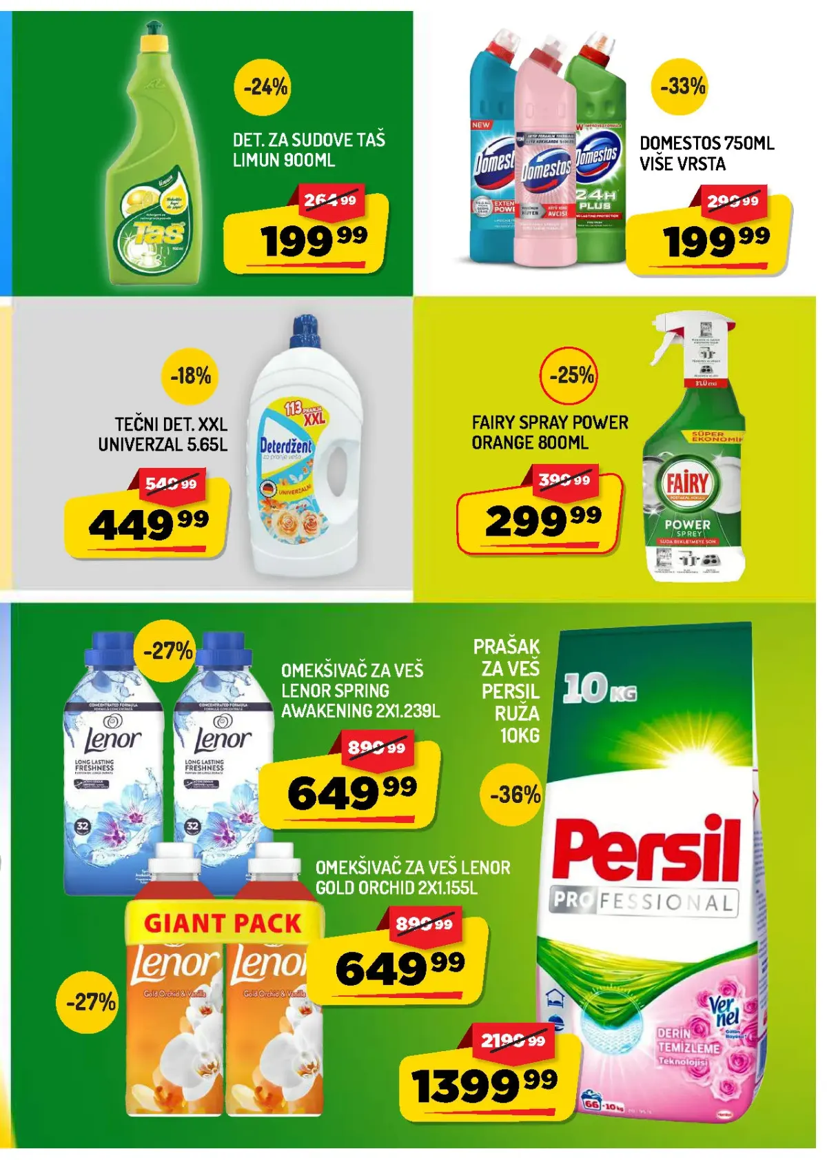AMAN katalog 02–08.10.2026. – Persil, Lenor, Domestos, Fairy i deterdženti na akciji