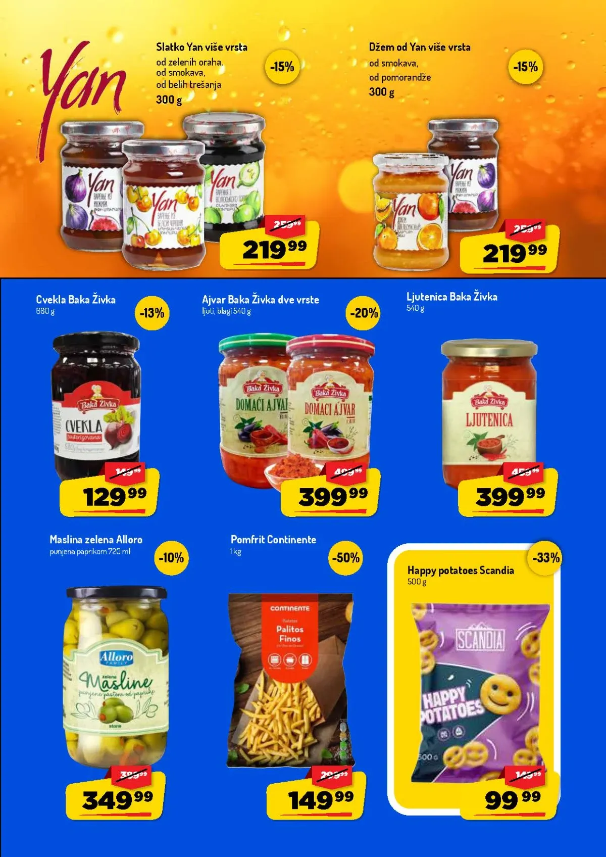 AMAN katalog do 16.08.2026. – pomfrit, ajvar, ljutenica, džem i slatko na akciji