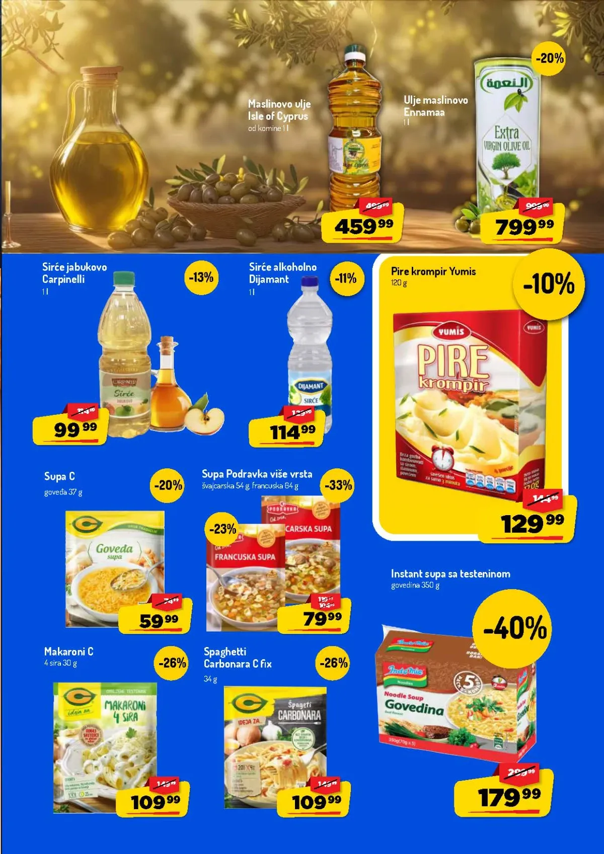 AMAN katalog do 16.08.2026. – ulje, supe, pire krompir i začini na akciji