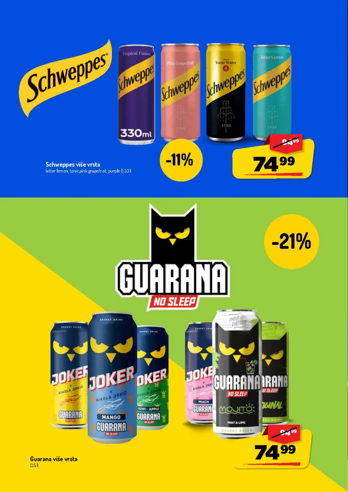 AMAN katalog do 16.08.2026. – Schweppes i Guarana na akciji