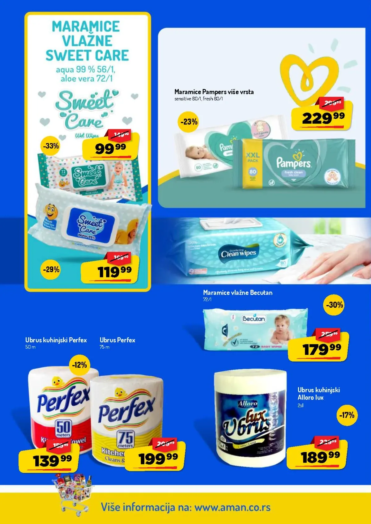 AMAN katalog do 16.08.2026. – proizvodi za domaćinstvo i higijenu na akciji