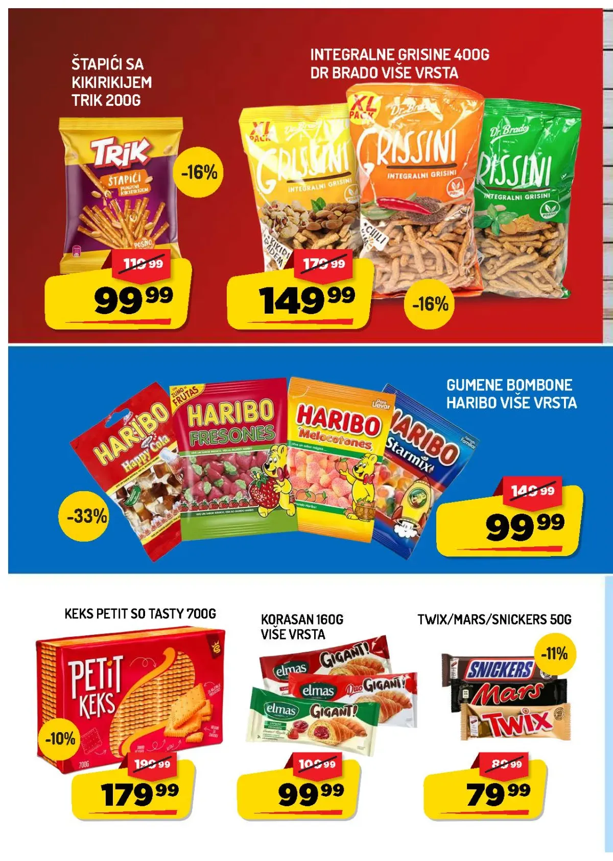 AMAN katalog strana 10 – grisine, štapići, bombone, keks i čokoladice