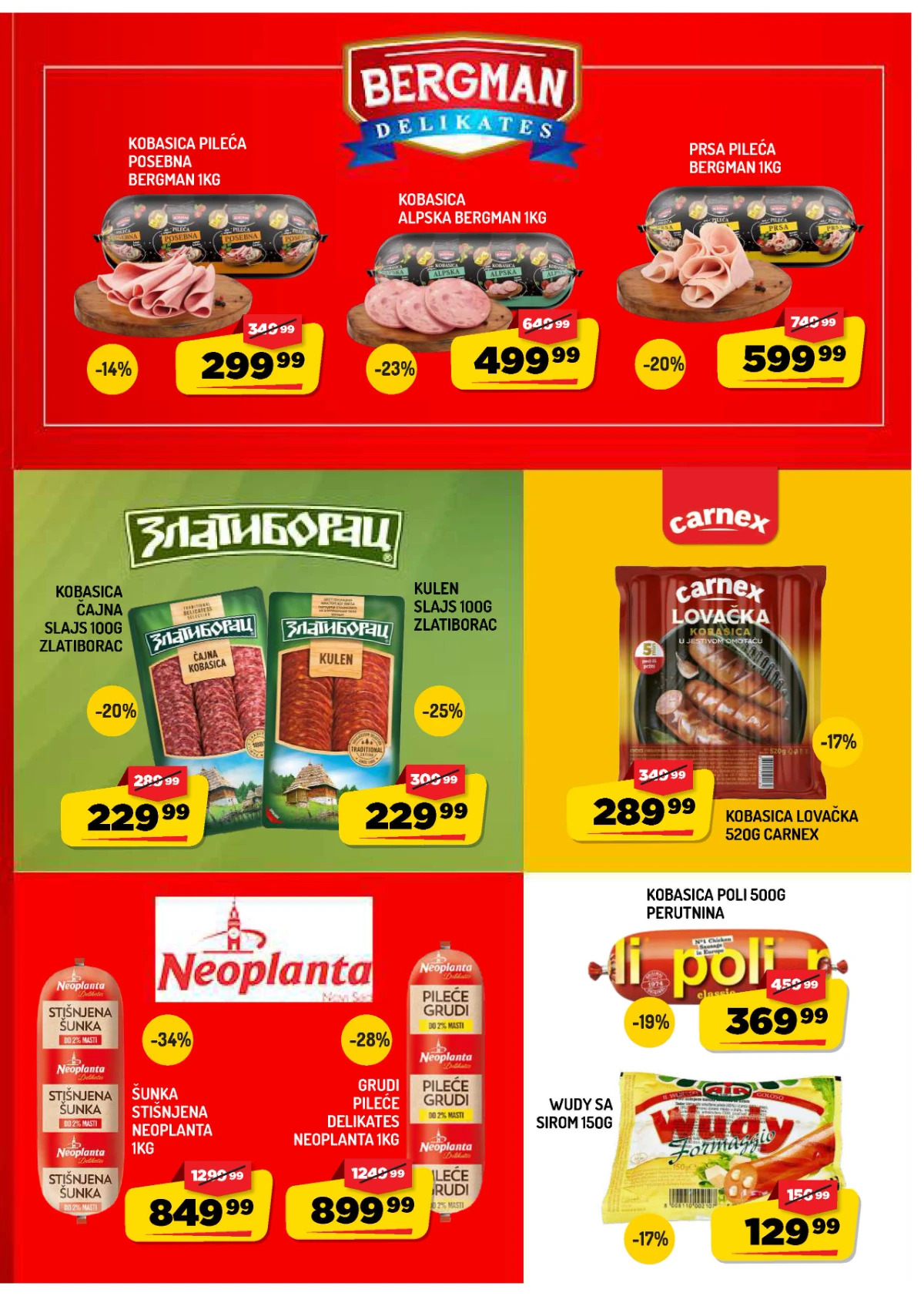 Aman katalog do 20.08.2026. – Bergman, Neoplanta, Zlatiborac i Carnex proizvodi