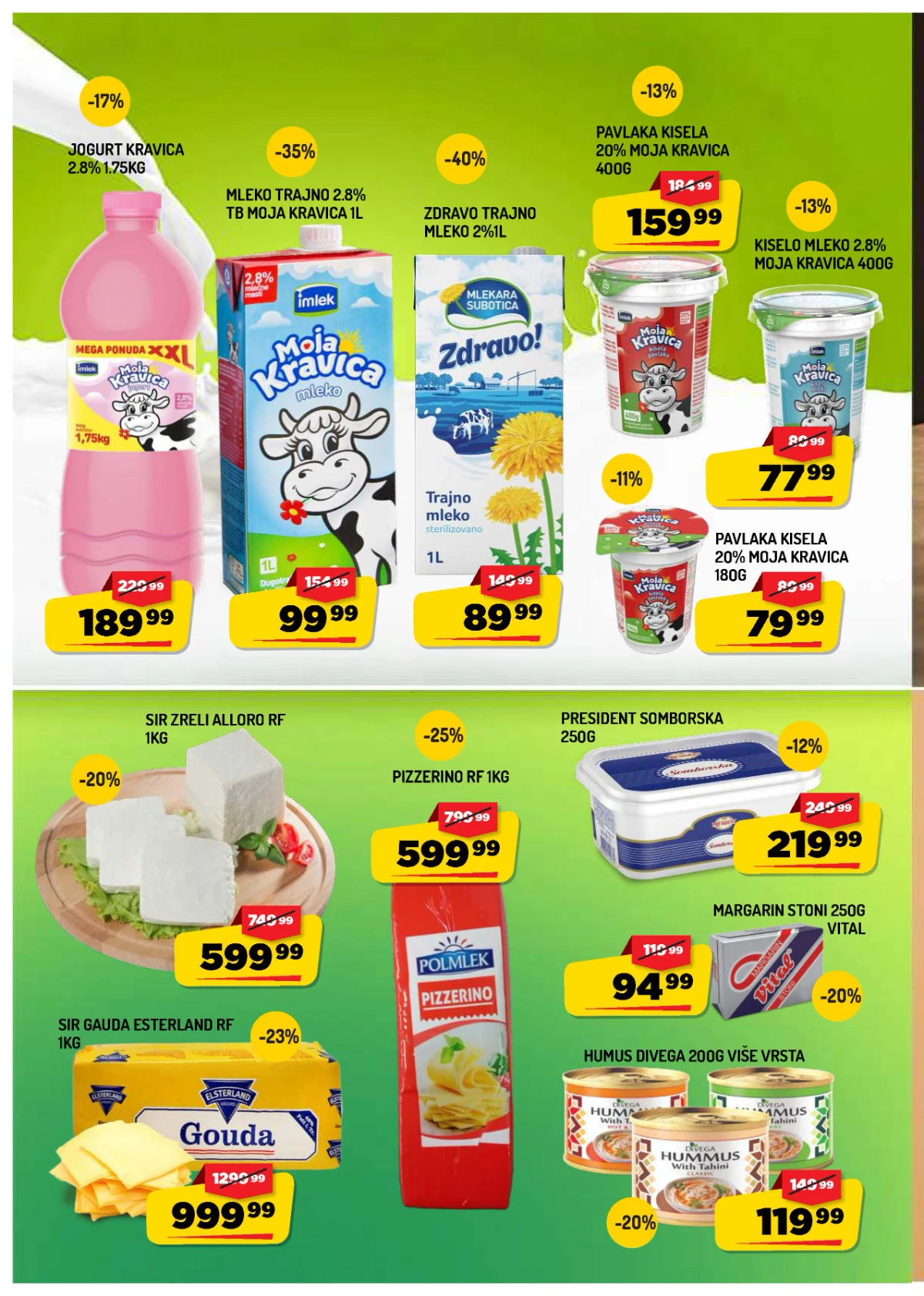 Aman katalog do 20.08.2026. – mlijeko, jogurt, sirevi i mliječni proizvodi na akciji