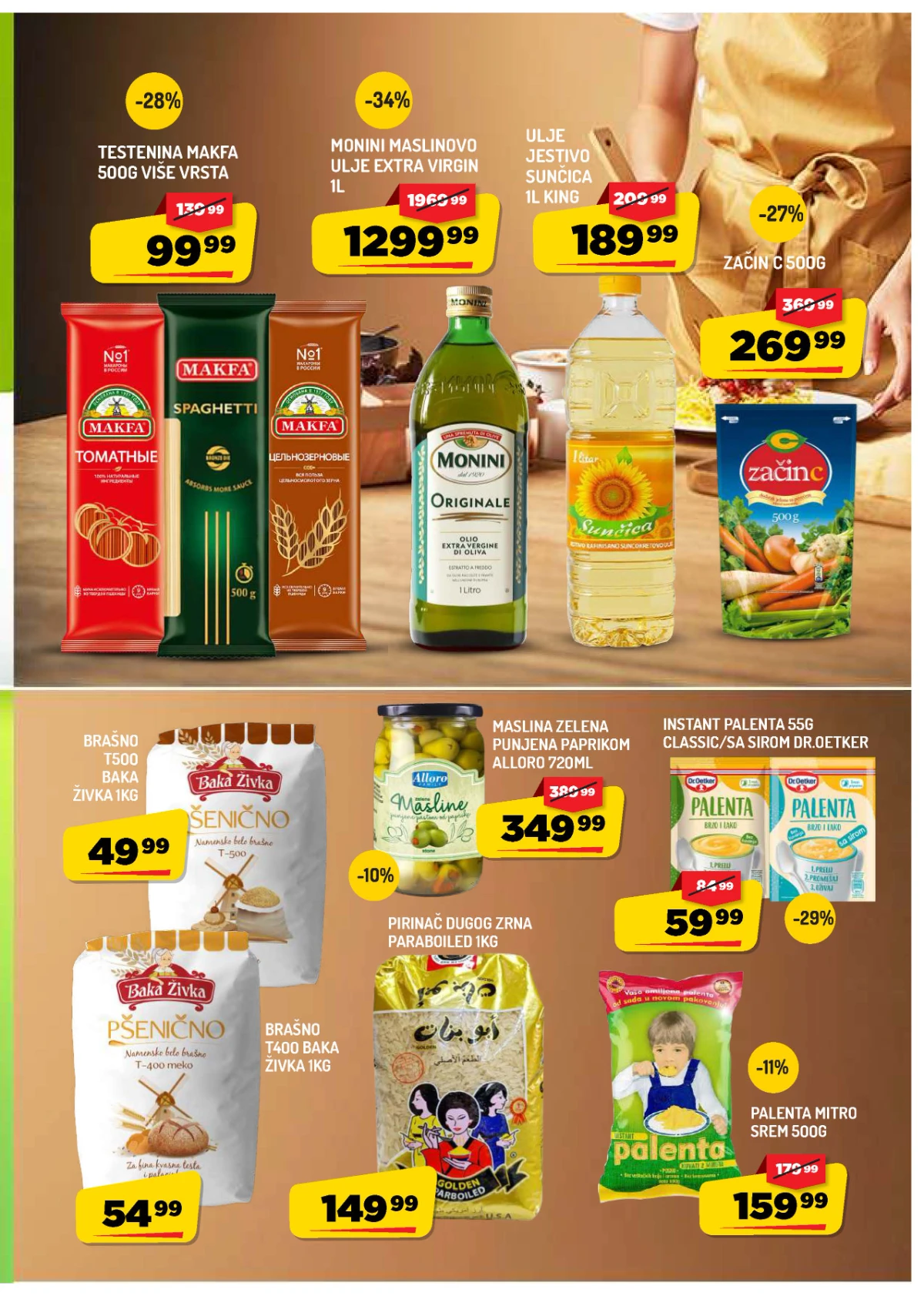 Aman katalog do 20.08.2026. – ulje, tjestenina, brašno, pirinač i začini na akciji