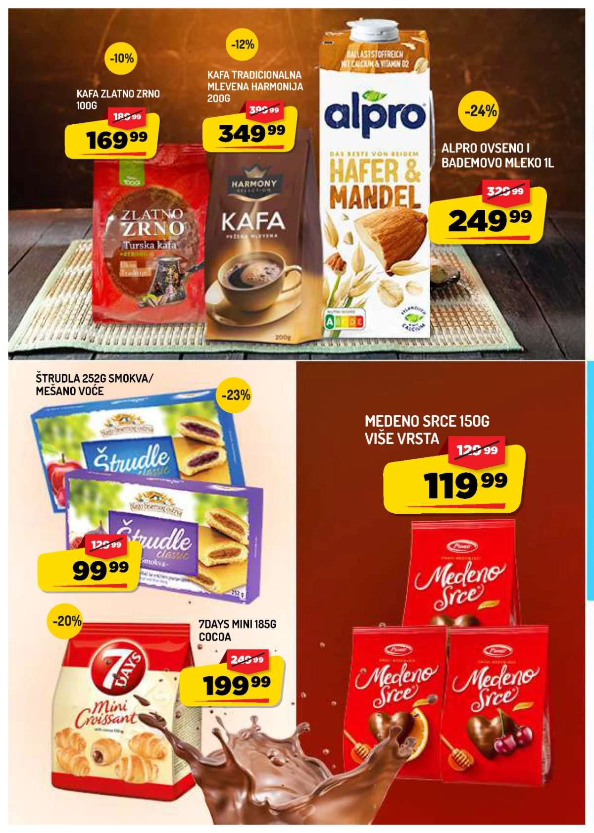 Aman katalog do 20.08.2026. – kafa, Alpro napici i slatki proizvodi na akciji