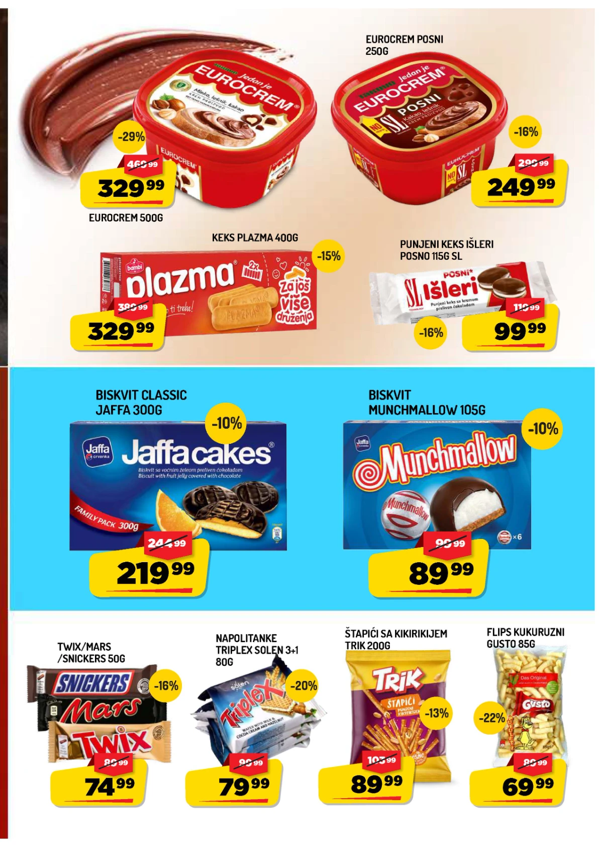 Aman katalog do 20.08.2026. – Eurocrem, Plazma, Jaffa i grickalice na akciji