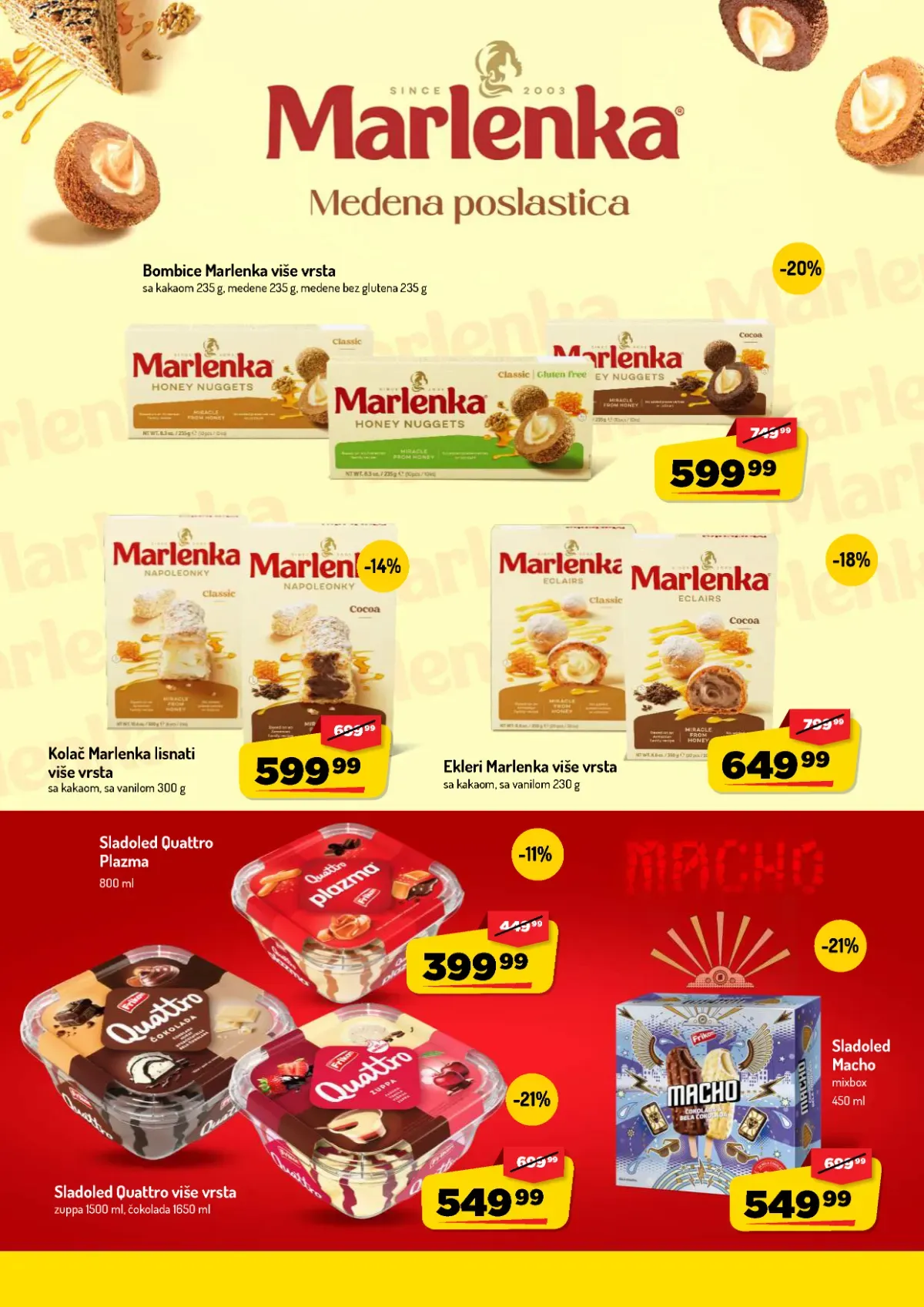 AMAN katalog – strana 17 AMAN katalog do 11.10.2026. – strana 17, sladoledi i Marlenka