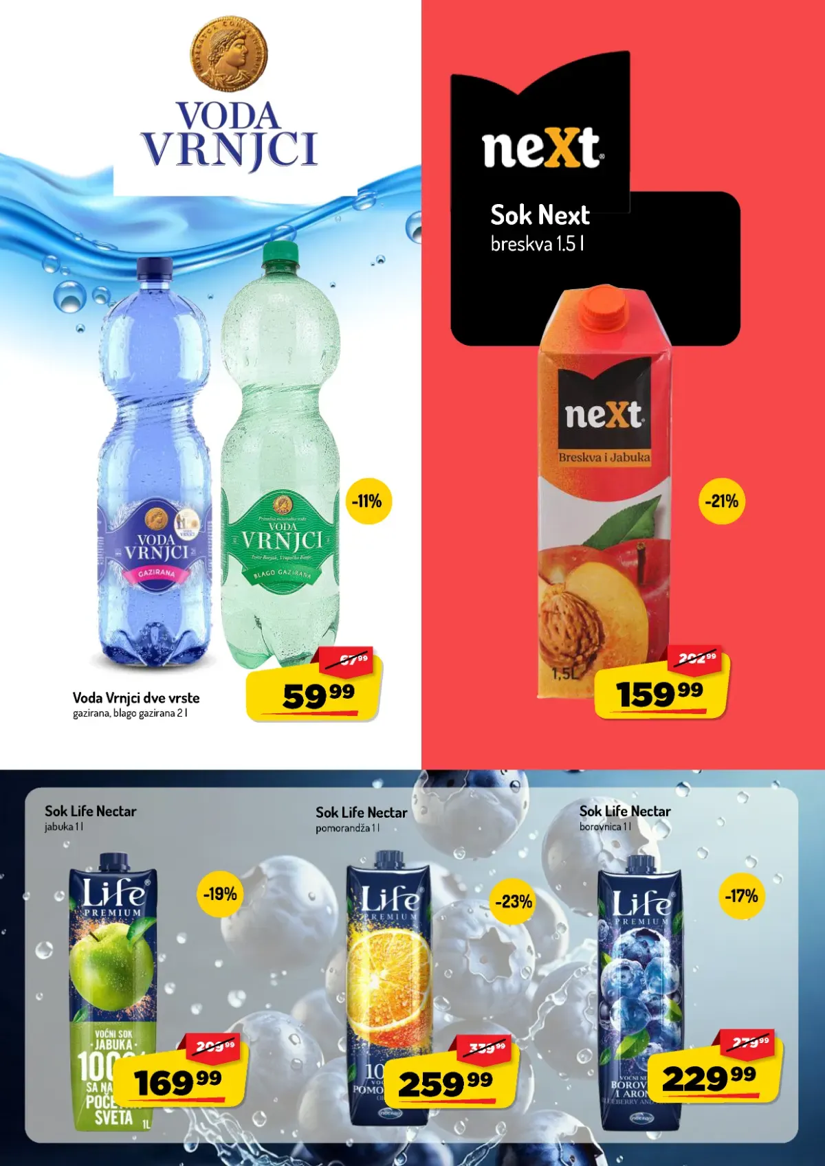 AMAN katalog – strana 27 AMAN katalog do 11.10.2026. – strana 27, sokovi i voda