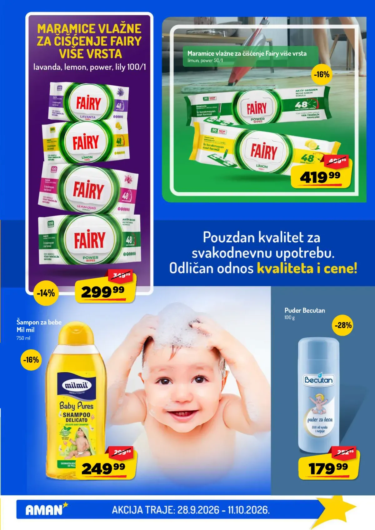 AMAN katalog – strana 39 AMAN katalog do 11.10.2026. – strana 39, lična i kućna higijena