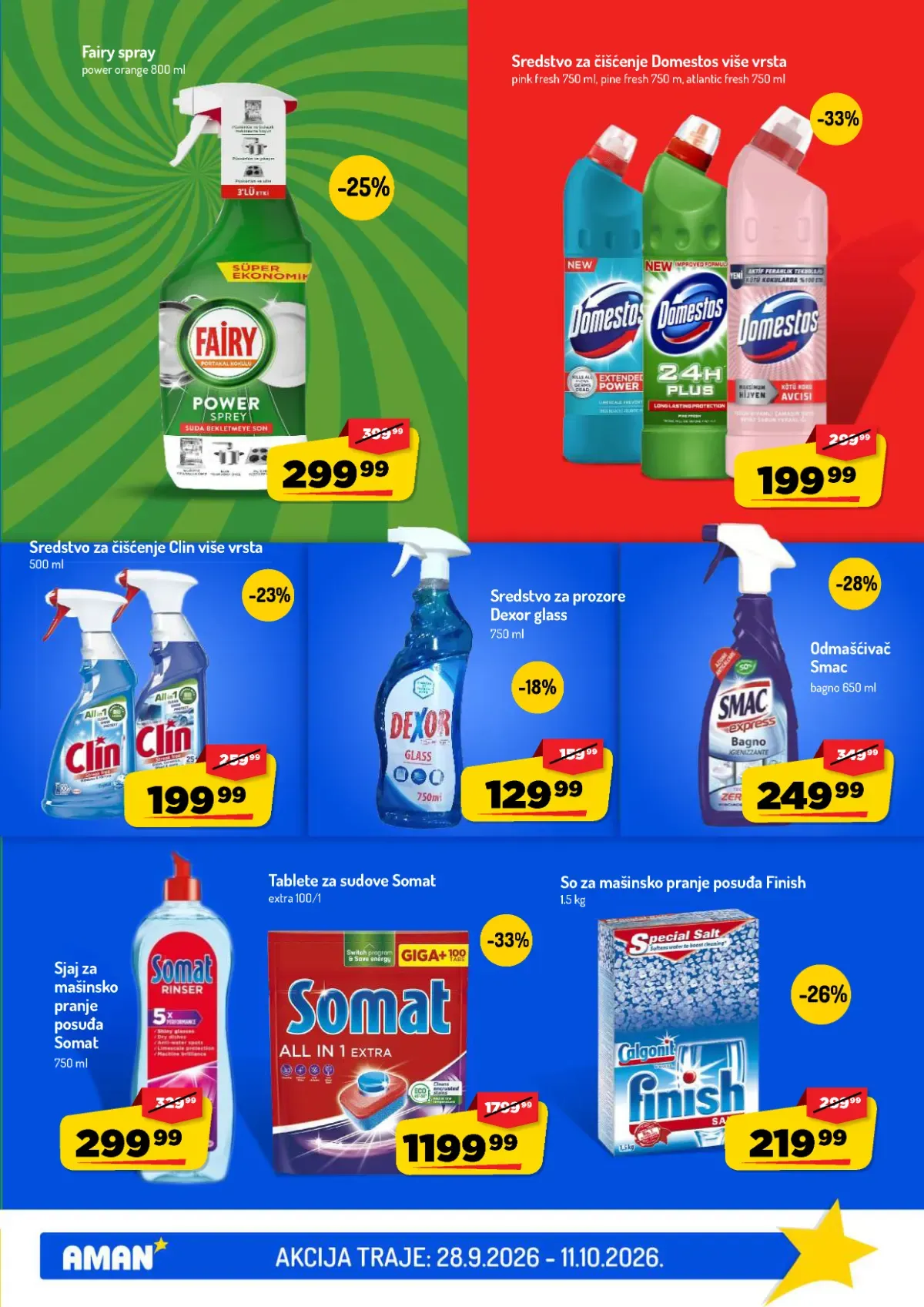 AMAN katalog – strana 41 AMAN katalog do 11.10.2026. – strana 41, sredstva za čišćenje i sudove