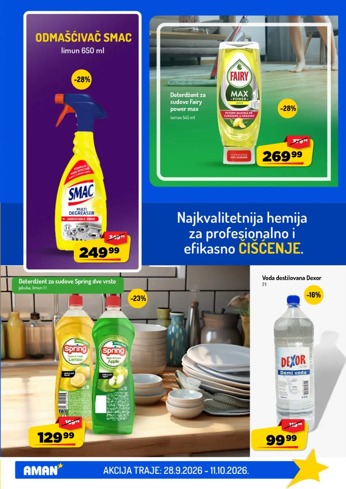 AMAN katalog – strana 43 AMAN katalog do 11.10.2026. – strana 43, deterdženti za sudove