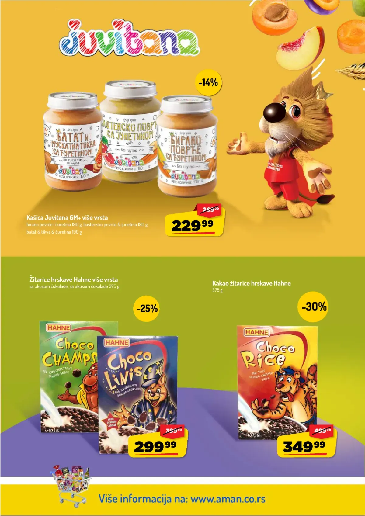 AMAN katalog – strana 46 AMAN katalog do 11.10.2026. – strana 46, žitarice i dečja hrana