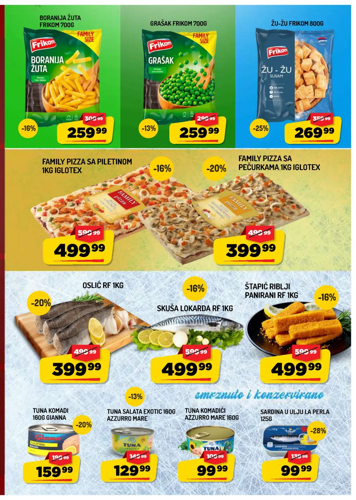 AMAN katalog strana 5 – smrznuta hrana, pice, riba i gotova jela