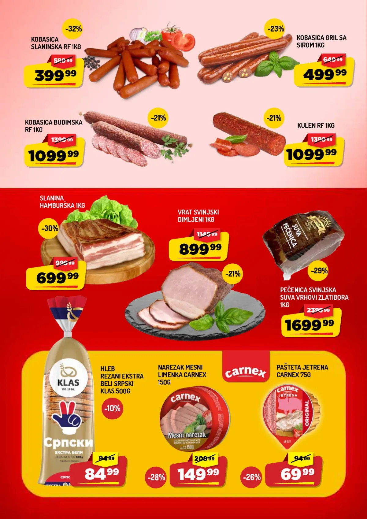 AMAN katalog do 03.09.2026. – slaninska kobasica i suva svinjska pečenica na akciji