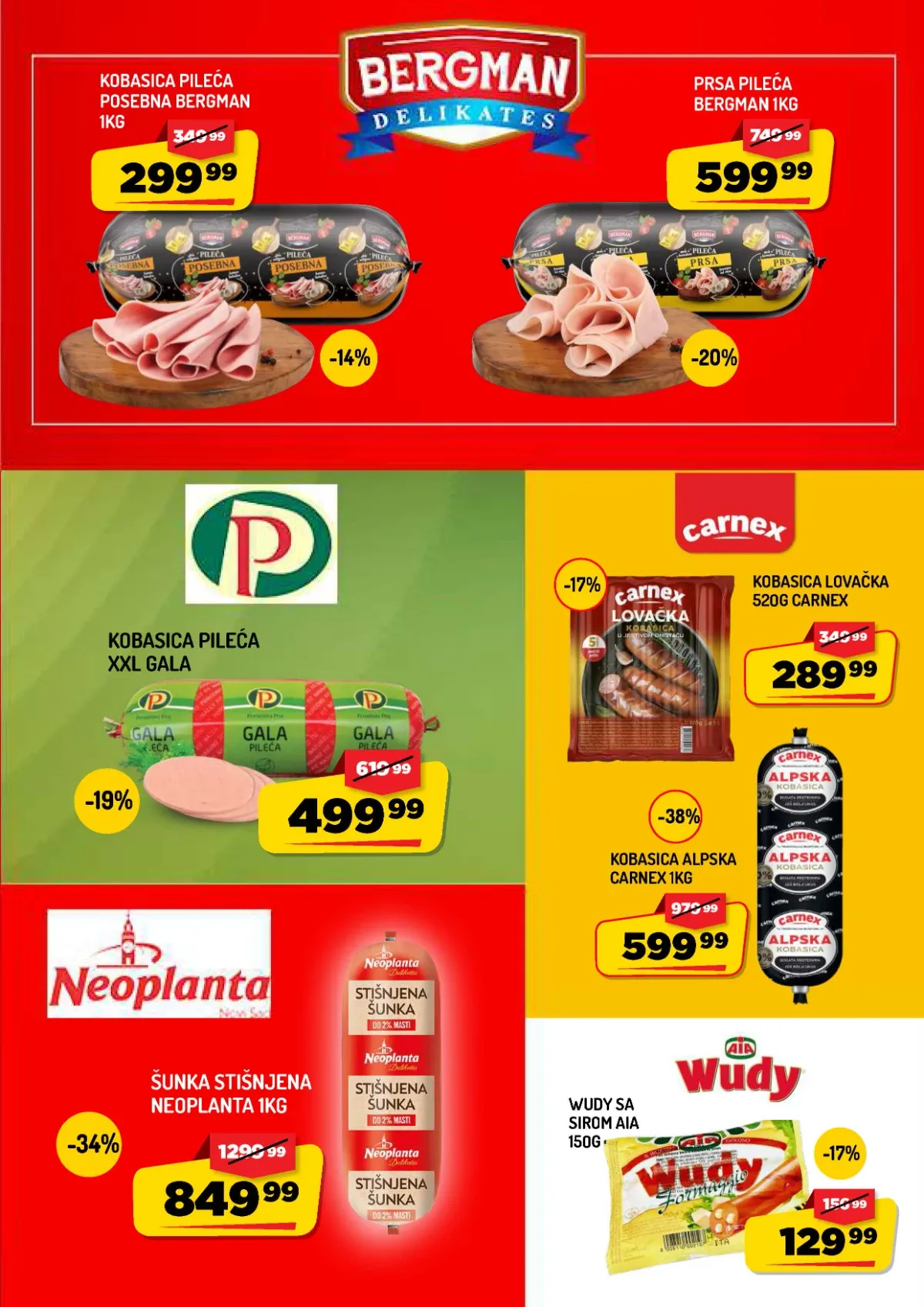 AMAN katalog do 03.09.2026. – Carnex alpska kobasica i Neoplanta stišnjena šunka na akciji