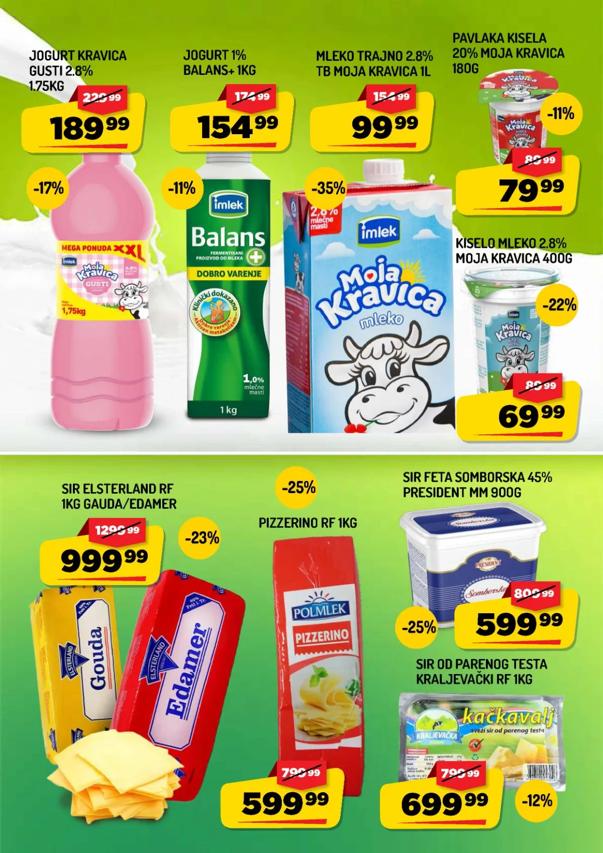 AMAN katalog do 03.09.2026. – Moja Kravica trajno mleko i President feta sir na akciji