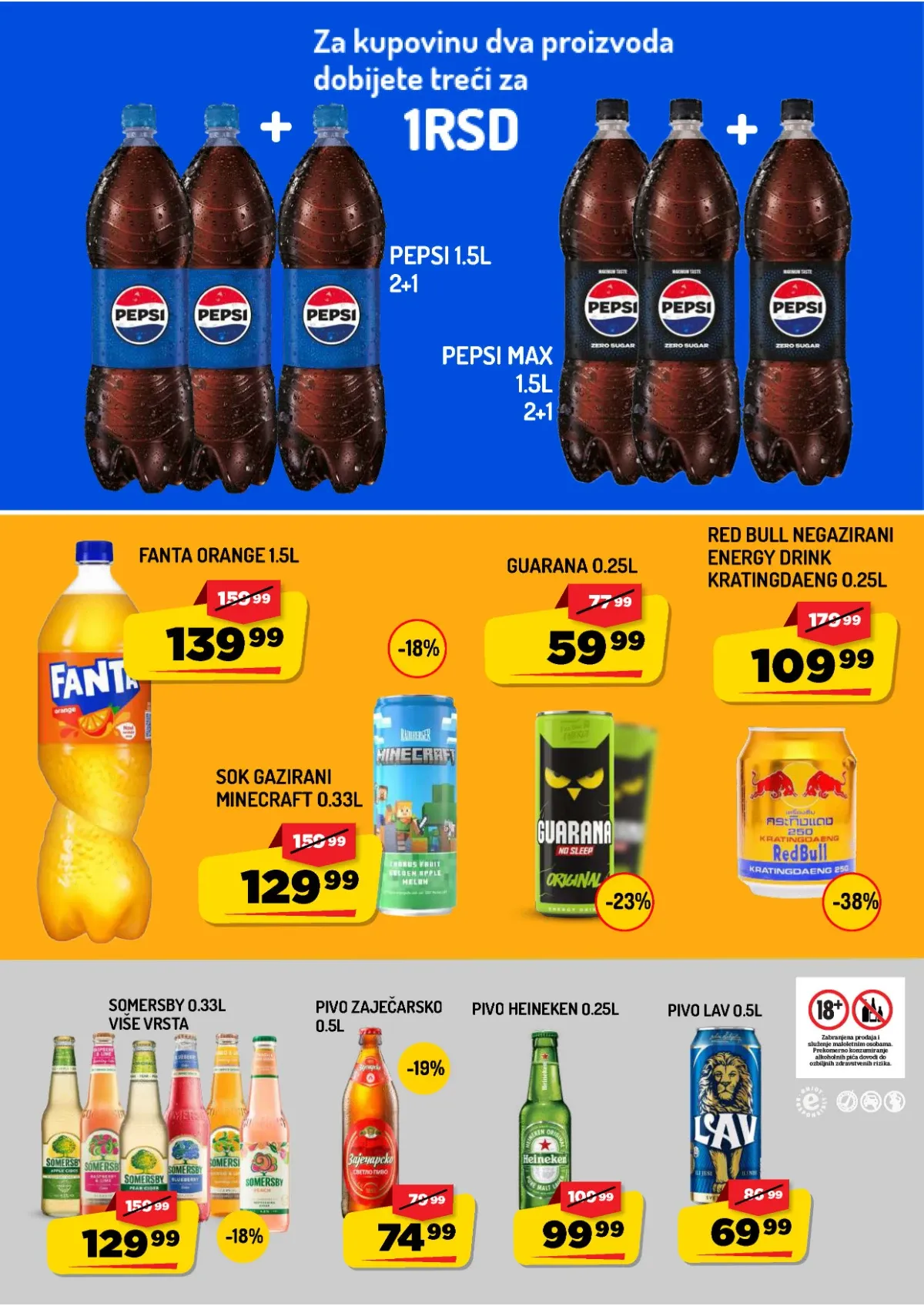 AMAN katalog do 03.09.2026. – Pepsi ponuda dva plus jedan i Red Bull energetsko piće na akciji