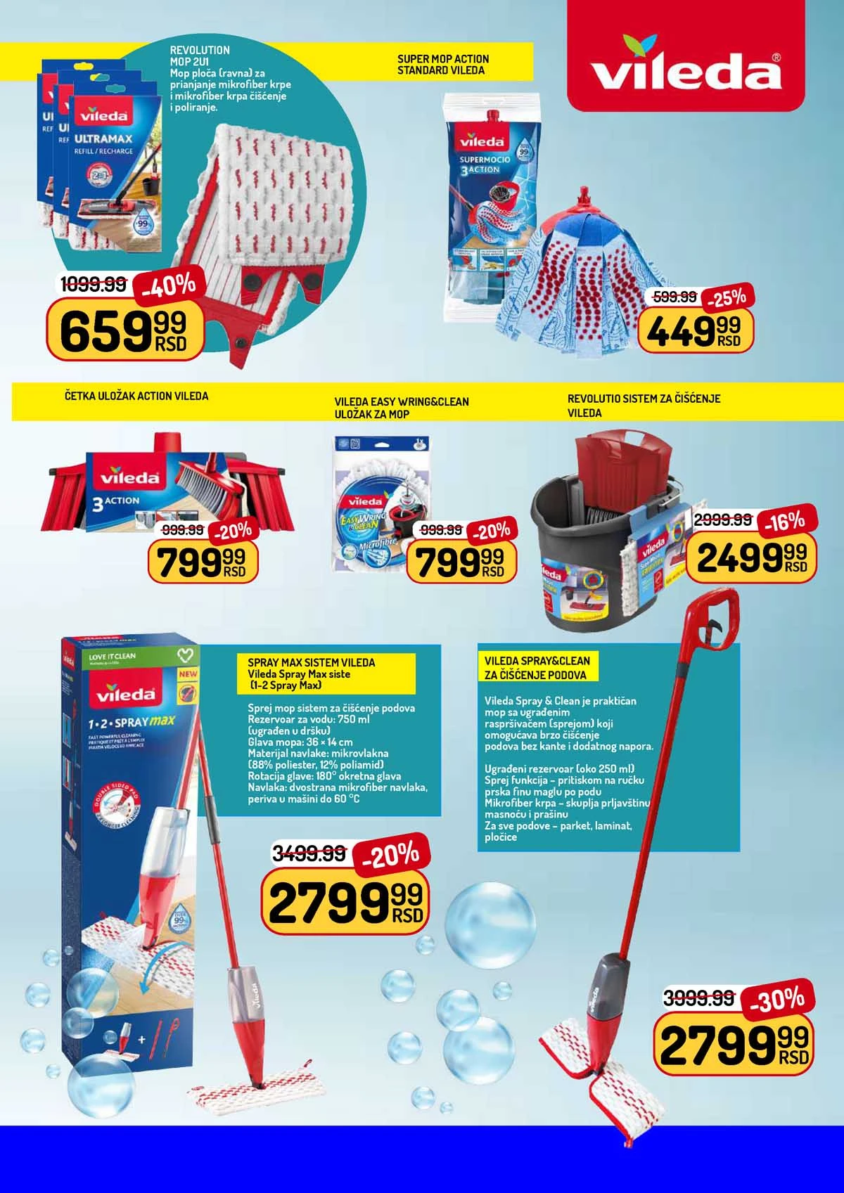 Aman akcija 2026 – deterdženti i proizvodi za čišćenje po sniženim cenama