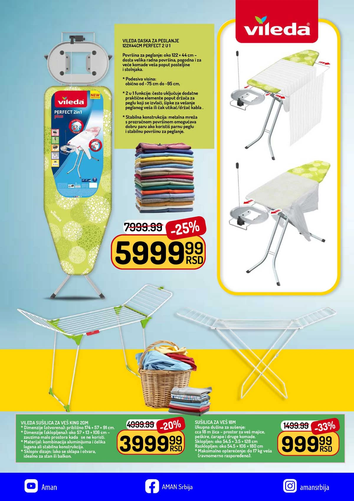 Aman katalog proleće 2026 – kućna hemija i sredstva za higijenu na akciji