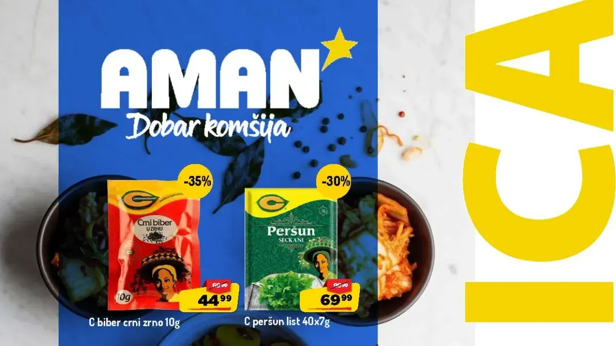 AMAN Zimnica katalog od 20.09. do 20.10.2026. – proizvodi za pripremu zimnice uz popuste do 35%