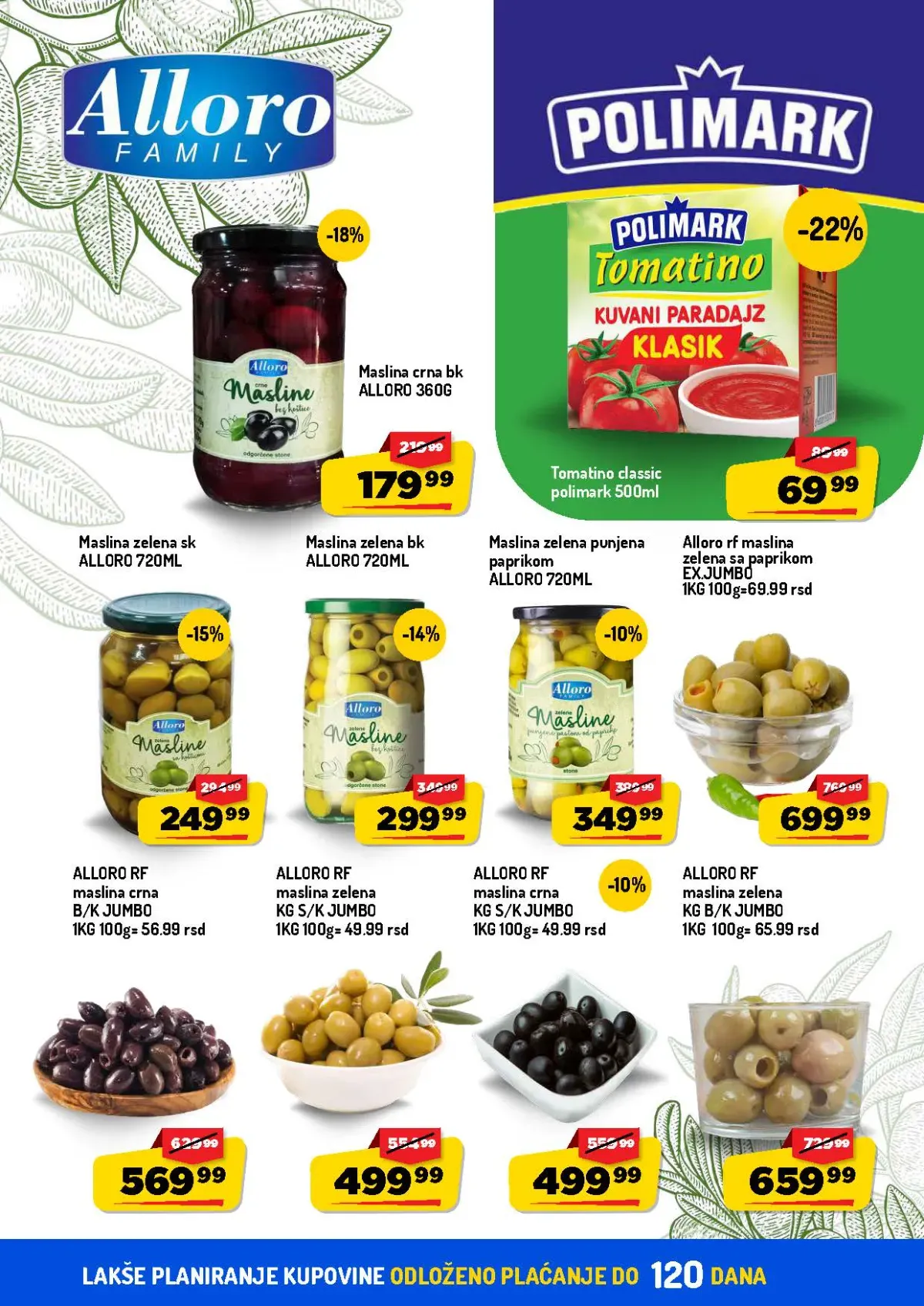 AMAN Zimnica katalog strana 9 – Alloro masline i Polimark Tomatino