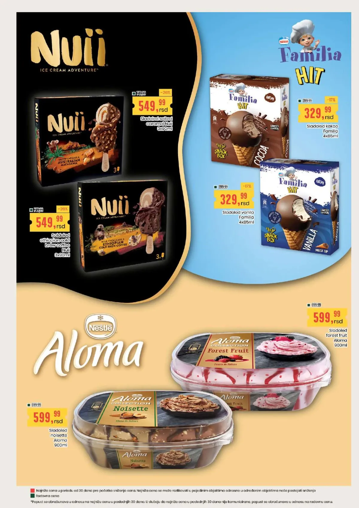 Aroma i City akcija do 19.08.2026. – sladoledi Aroma i City akcija do 19.08.2026. – sladoledi i ledene poslastice na akciji