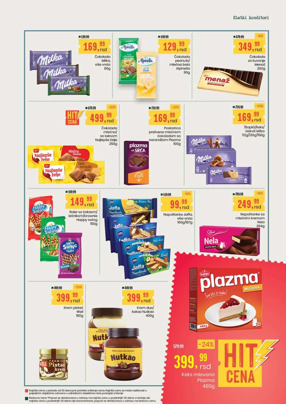 Aroma i City akcija do 19.08.2026. – čokolade i keksi Aroma i City akcija do 19.08.2026. – Milka, Plazma, napolitanke i kremovi na akciji