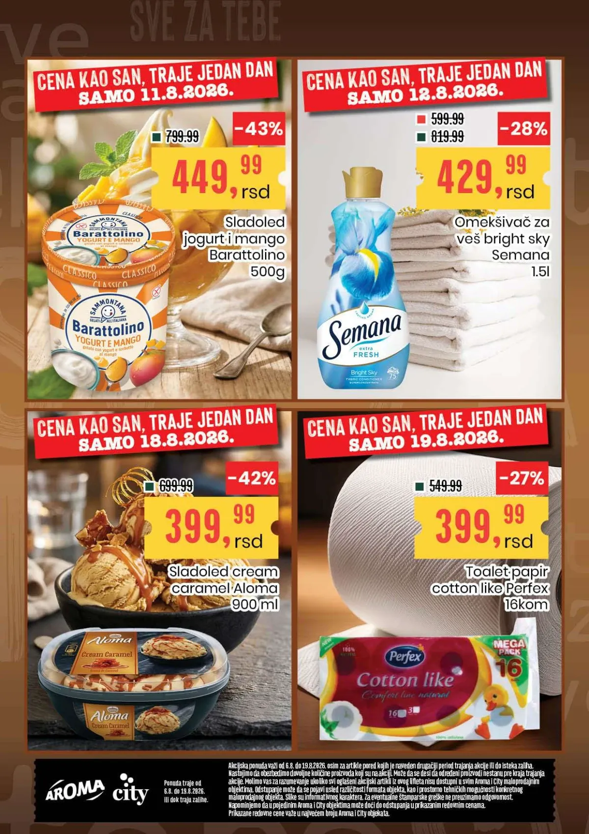 Aroma i City akcija do 19.08.2026. Aroma i City katalog – akcijska ponuda do 19.08.2026.