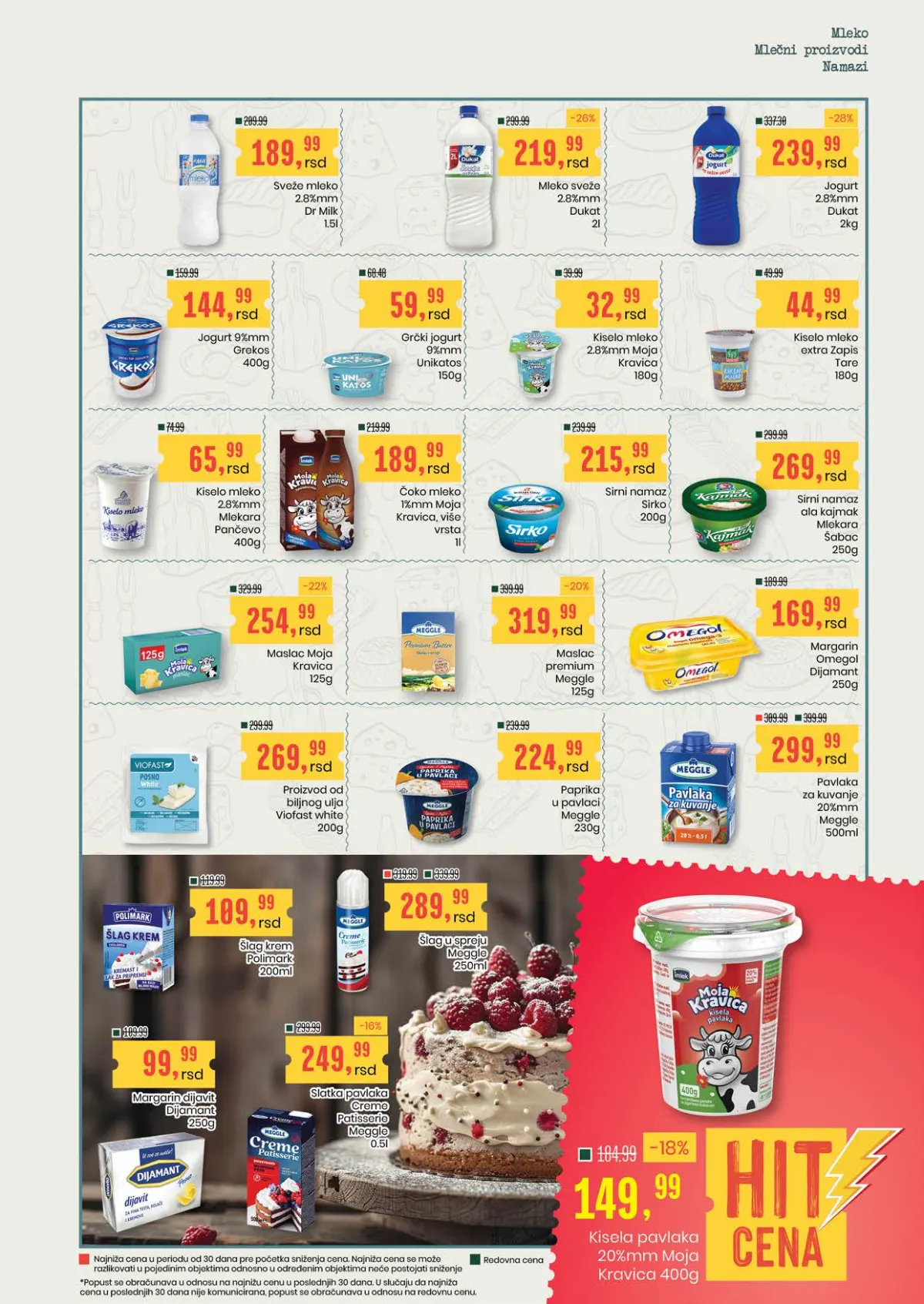 Aroma i City katalog – mleko, jogurt, pavlaka i mlečni proizvodi