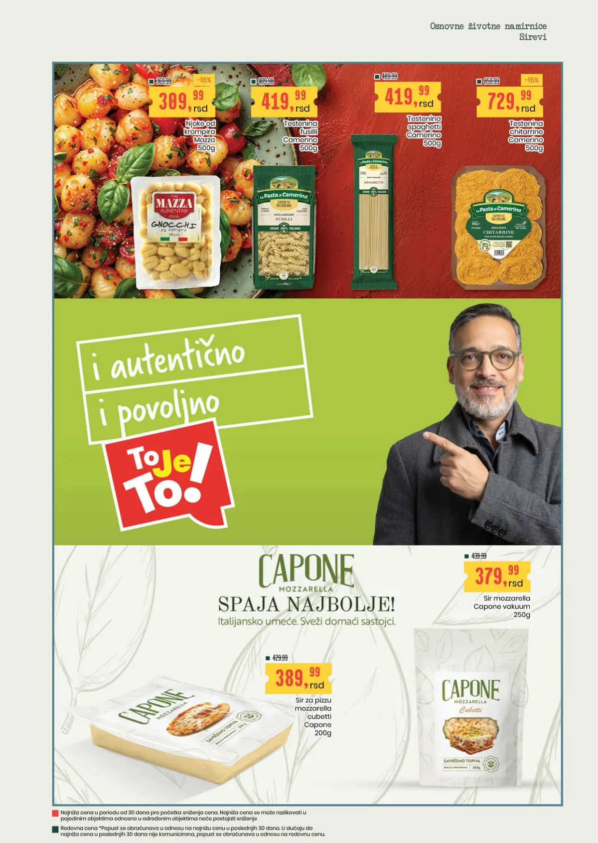 Aroma i City katalog – testenina i italijanski proizvodi