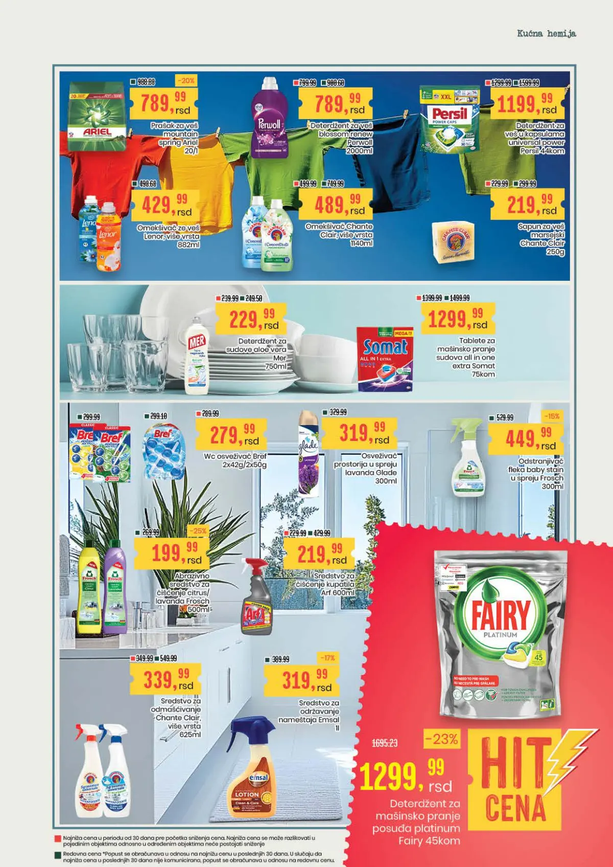 Aroma i City katalog – kućna hemija i sredstva za čišćenje