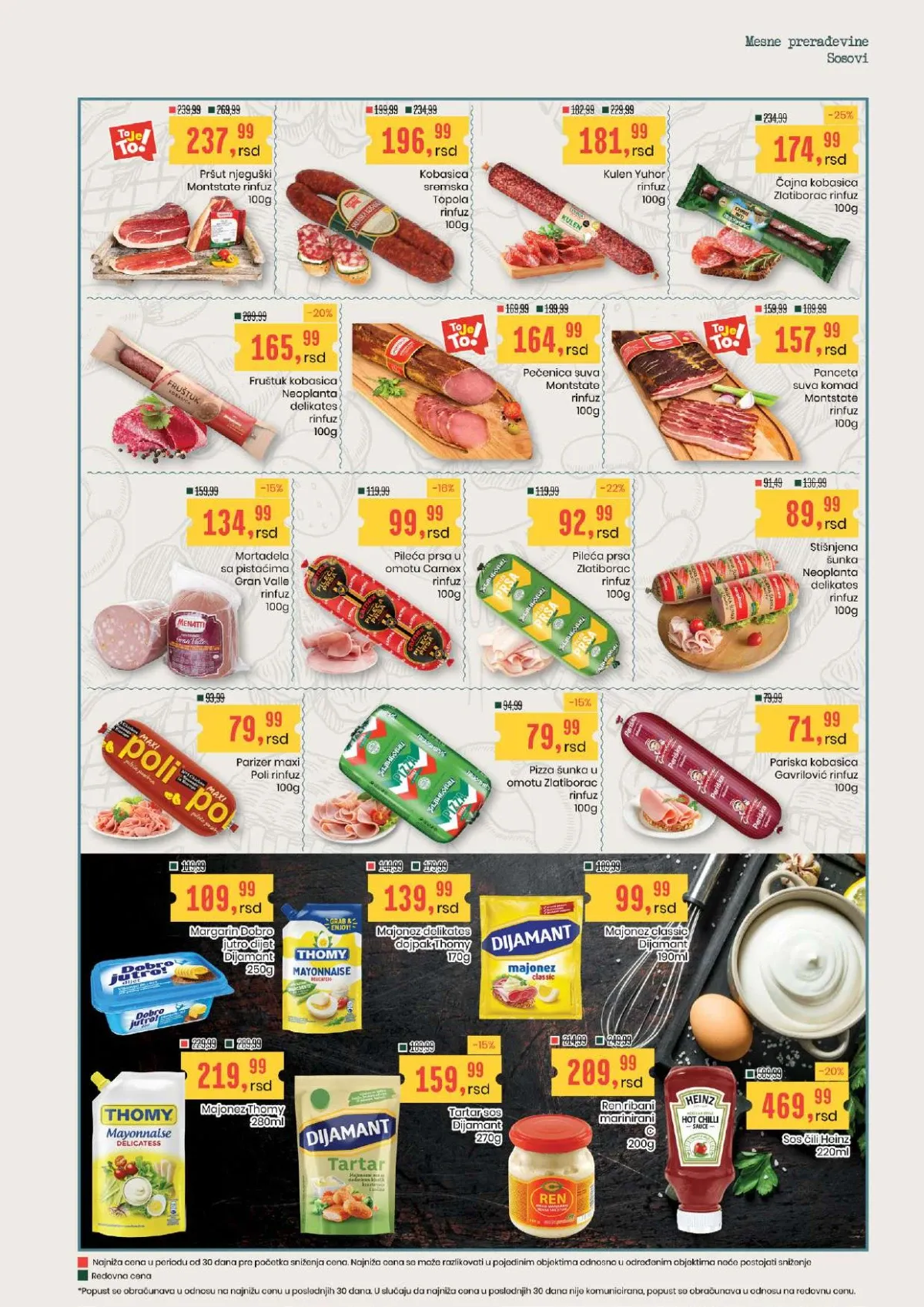 Aroma i City katalog – kobasice, salame, majonez i sosovi