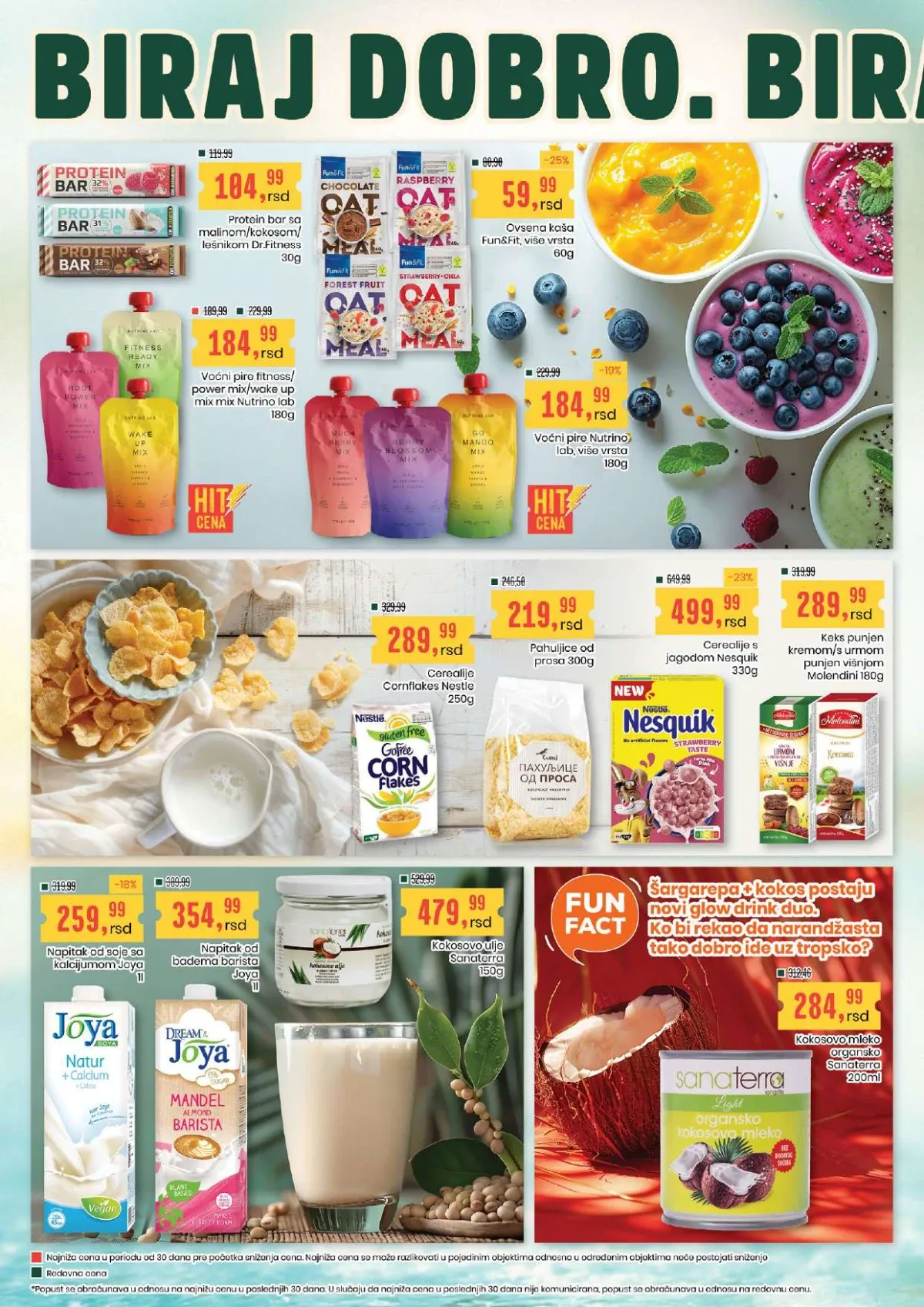 Aroma i City katalog – zdrava hrana, biljni napici i proteinski proizvodi
