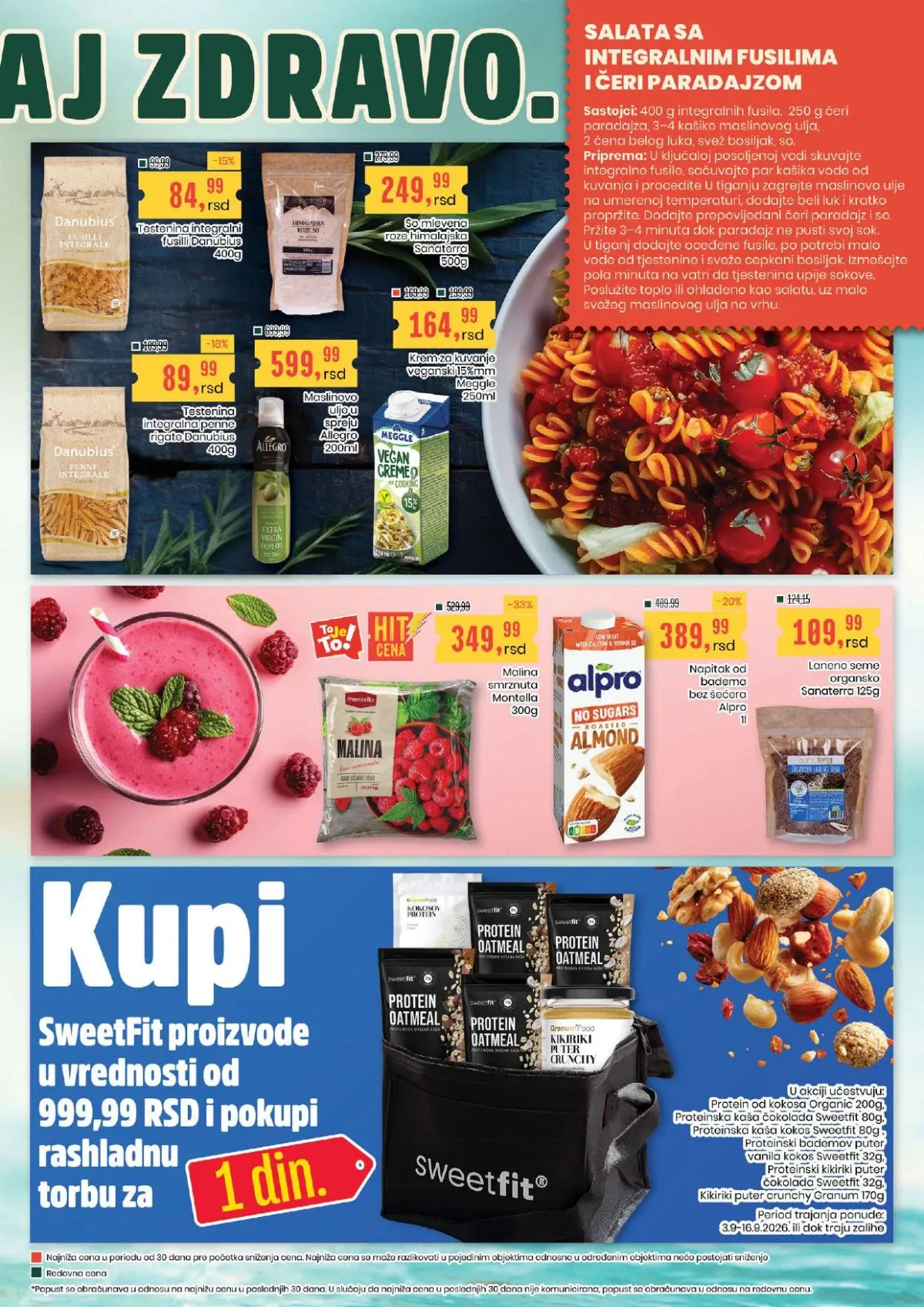 Aroma i City katalog – integralna testenina, biljni napici i zdravi proizvodi