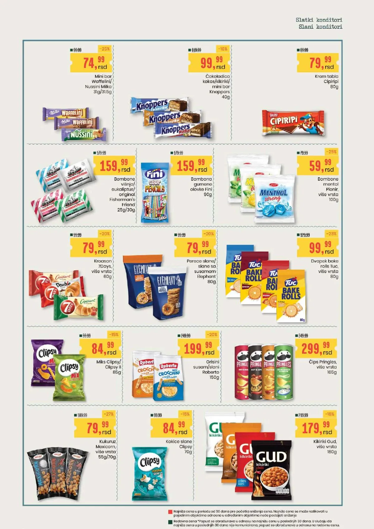 Aroma i City katalog – čokolade, bombone, čips i grickalice