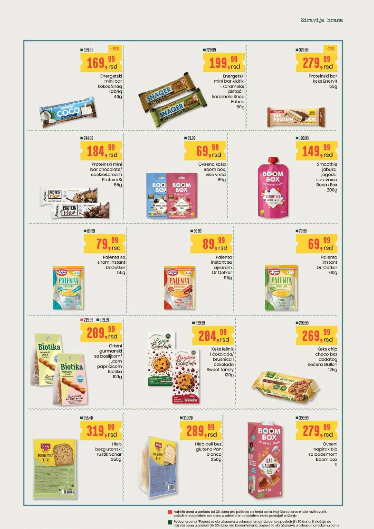 Aroma i City katalog – proteinske pločice i zdrava hrana