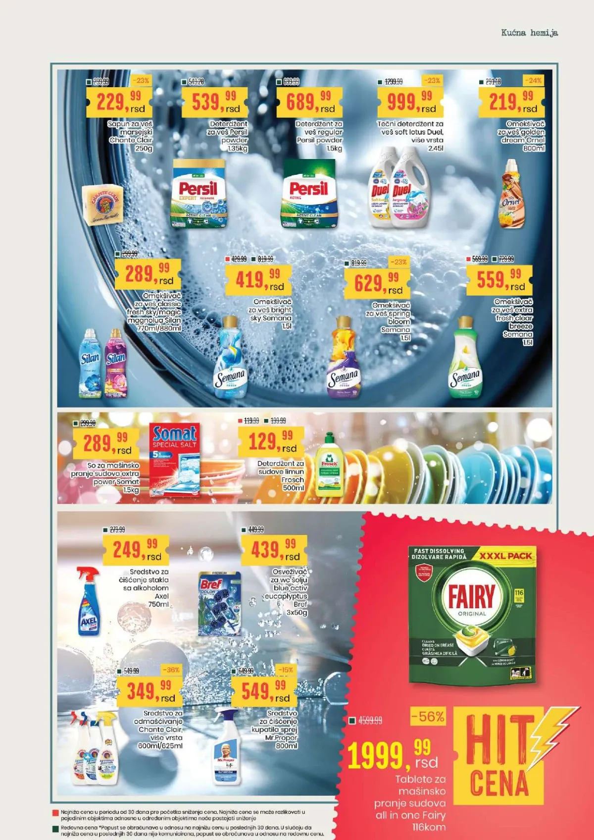 Aroma i City katalog – Persil, Fairy, Somat i kućna hemija