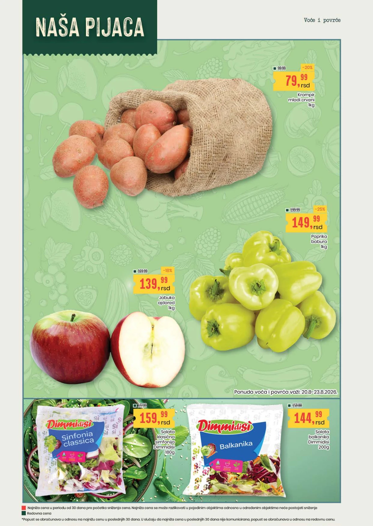 Aroma katalog strana 2 – mladi crveni krompir i paprika babura uz popuste do 25%