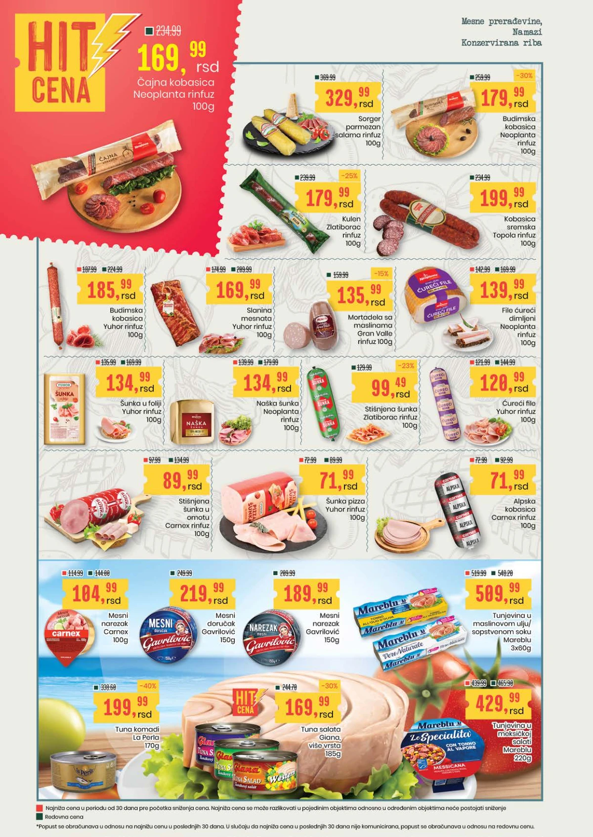 Aroma katalog strana 8 – Neoplanta Budimska kobasica i Zlatiborac kulen na akciji