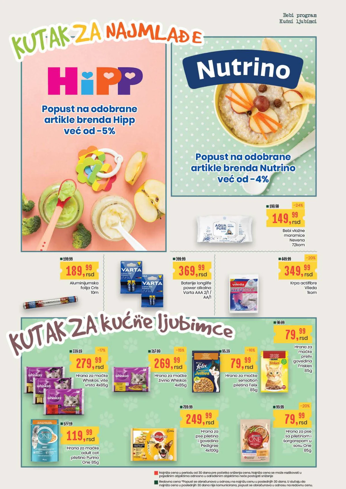 Aroma katalog strana 16 – popusti na Hipp i Nutrino proizvode i izbor hrane za pse i mačke
