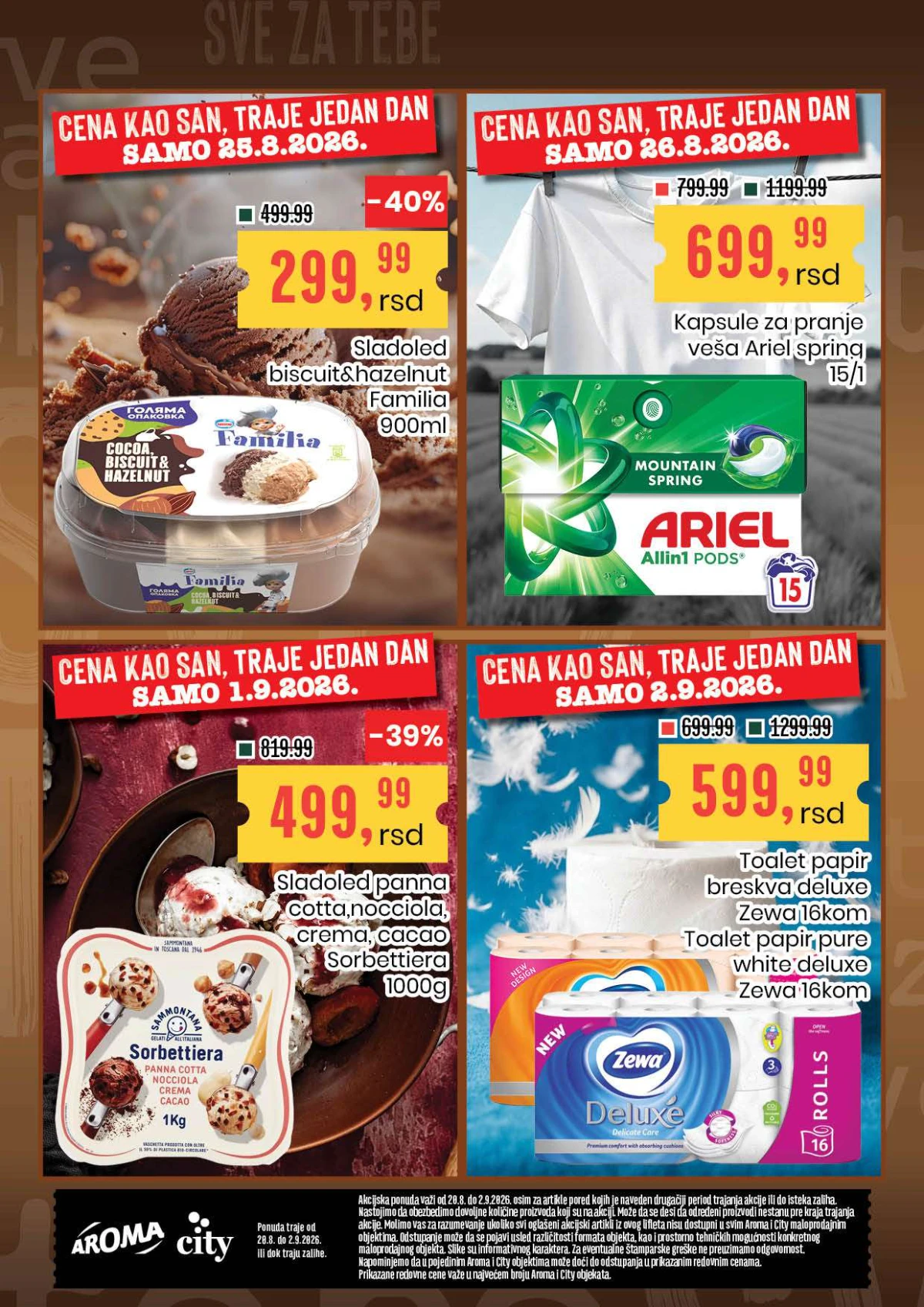 Aroma katalog strana 22 – Familia sladoled uz 42% popusta i Sorbettiera sladoled uz 39% popusta