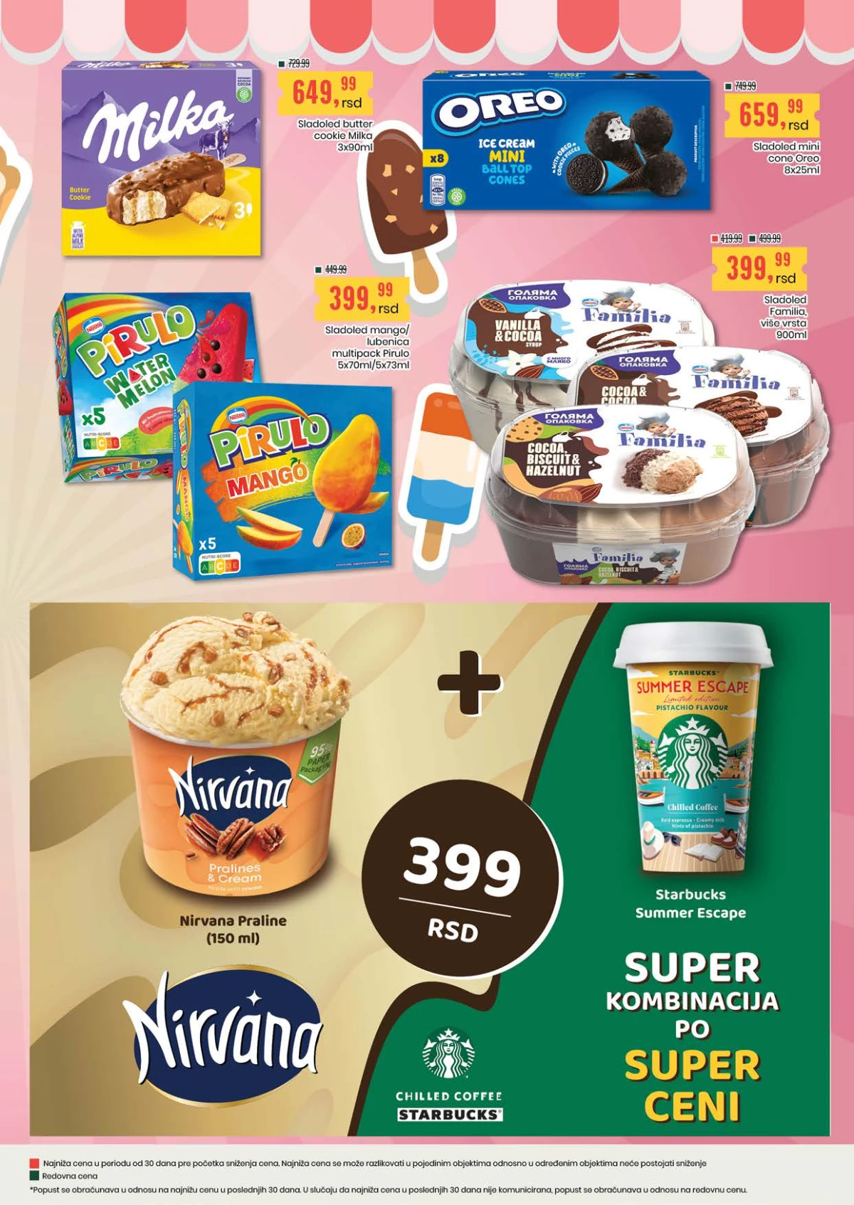 Aroma katalog strana 11 – Oreo, Milka, Pirulo, Familia i Nirvana sladoledi