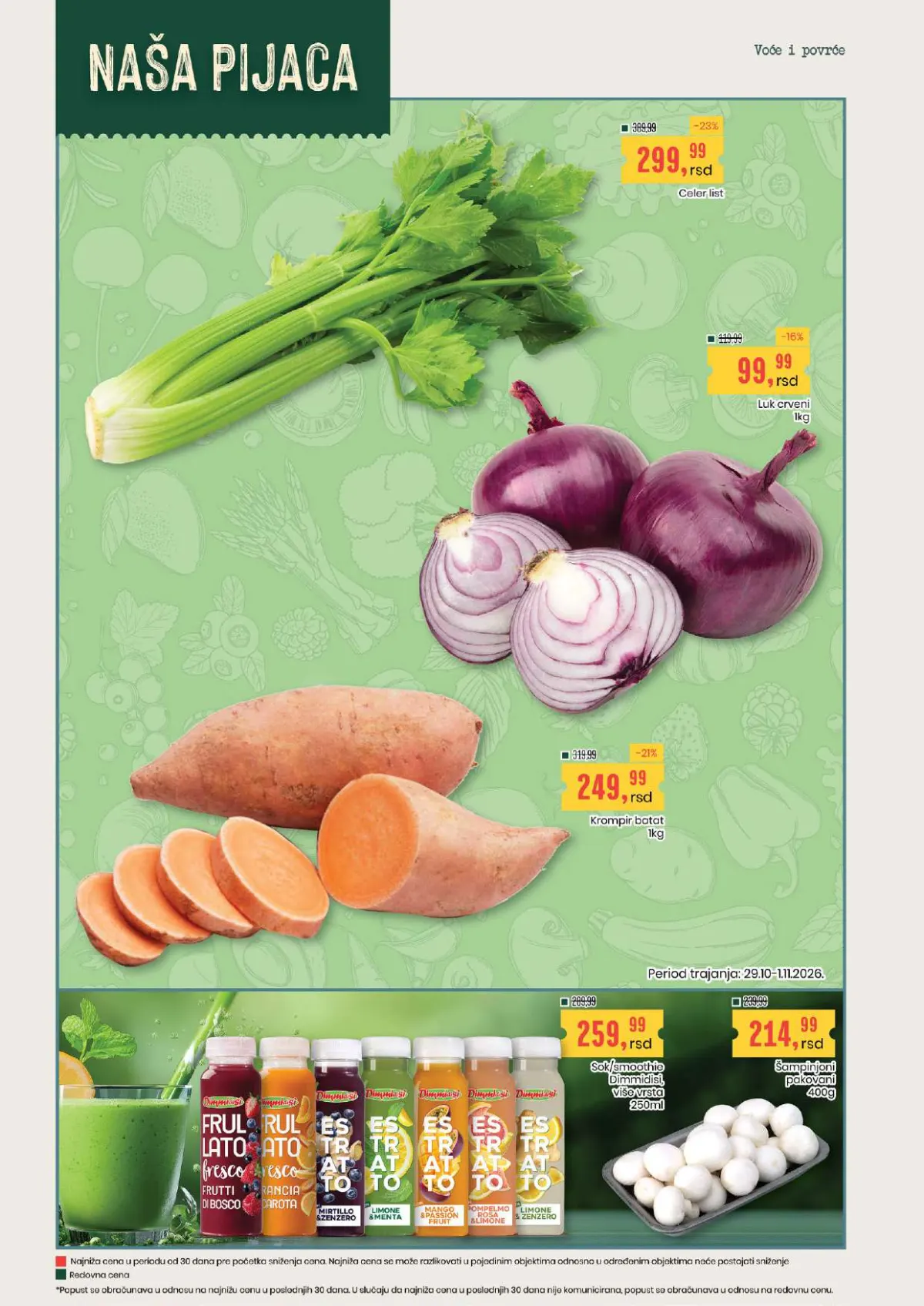 Aroma katalog stranica 2 – svež celer, crveni luk, krompir i ostala ponuda pijace