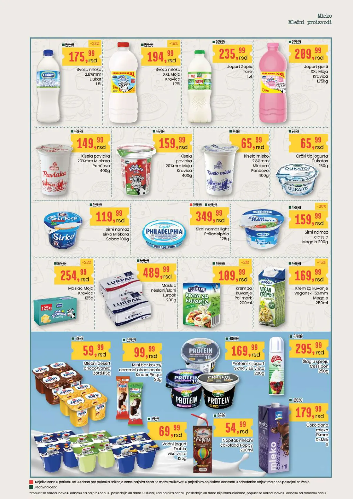 Aroma katalog stranica 5 – mleko, jogurt, pavlaka, kiselo mleko, sir i biljni proizvodi