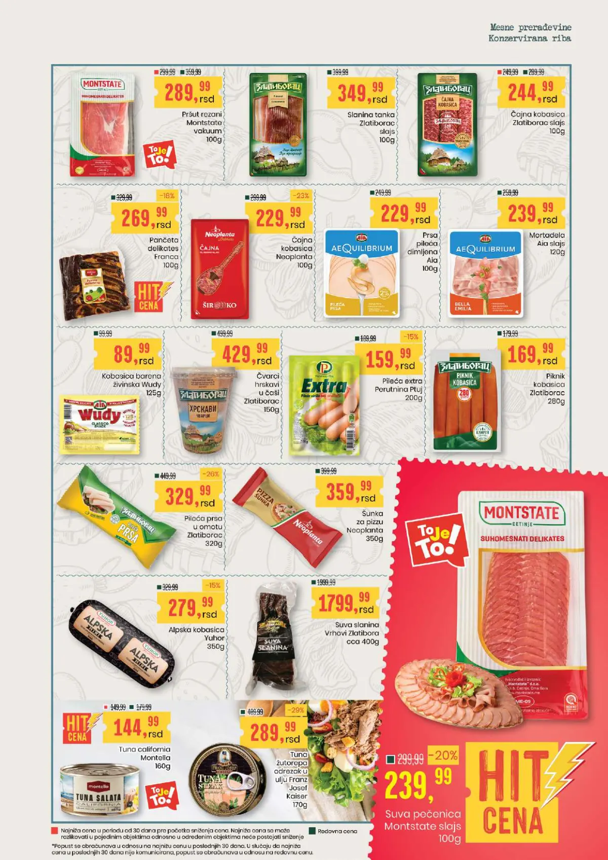 Aroma katalog stranica 7 – pršuta, suva pečenica, kobasice, salame i delikatesi